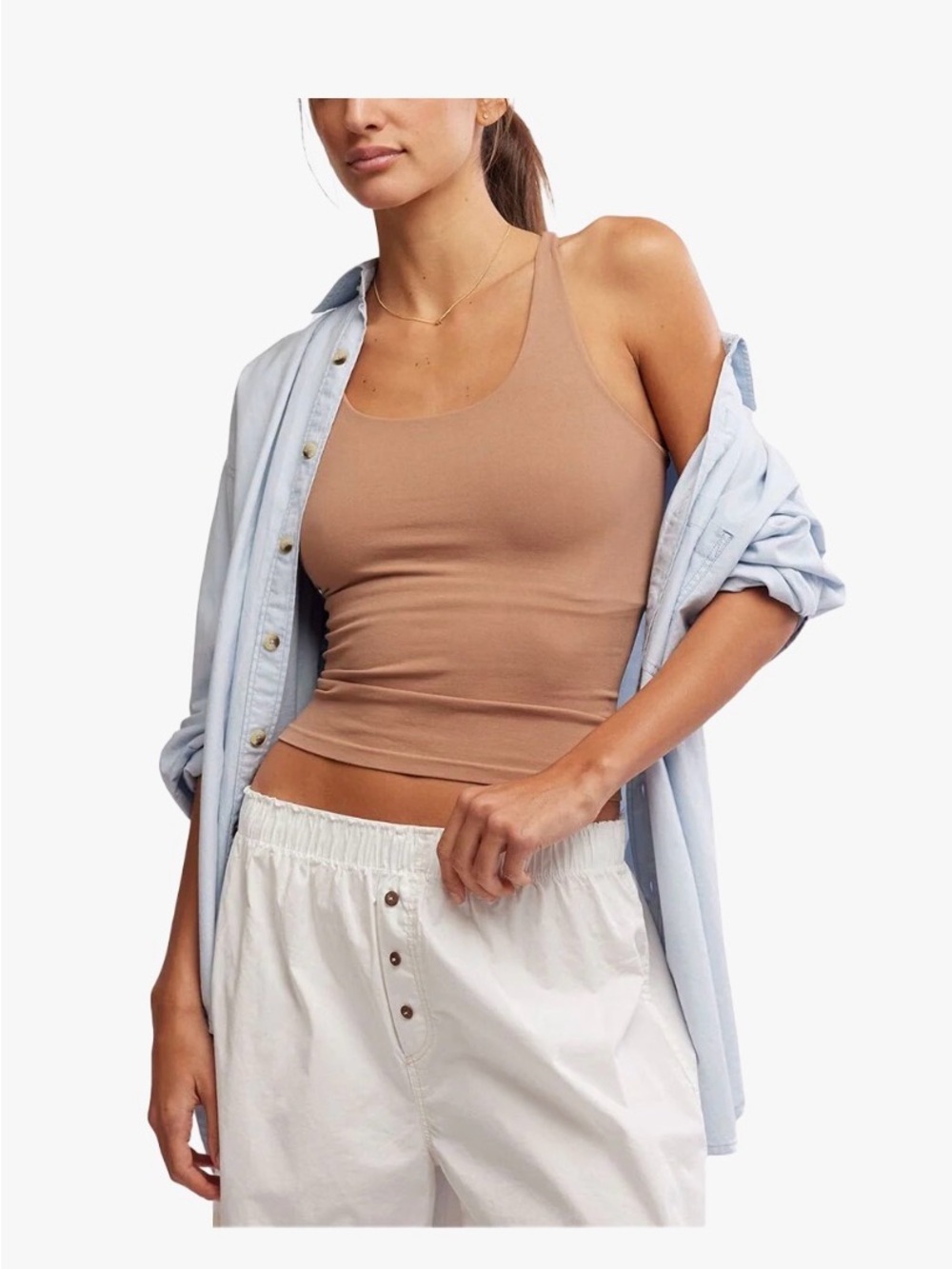 Free People Clean Lines Tank Top